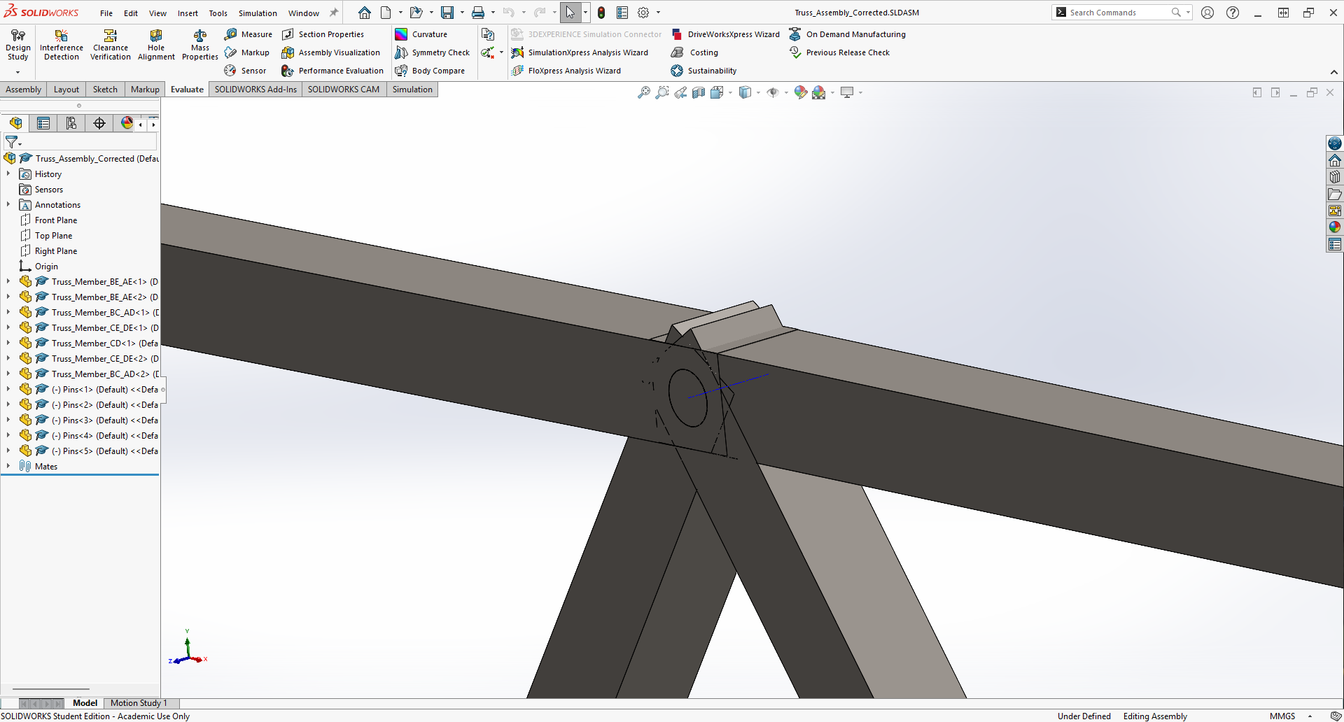 Close-Up of Joint E